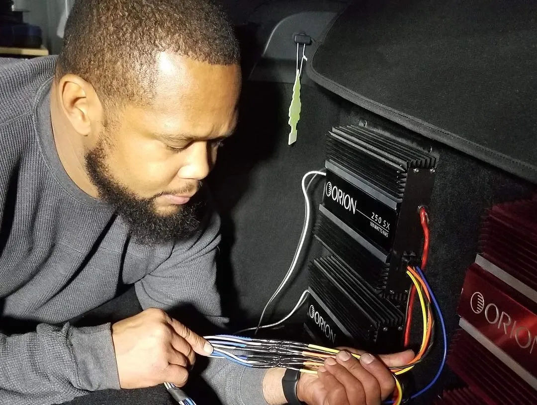 Ro installing a custom car audio system